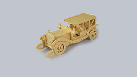 Instruction for Car-Woodcraft Construction Kit by Pebaro