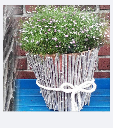 DIY Dekoration - Blumentopf dekorieren mit Pebaro 