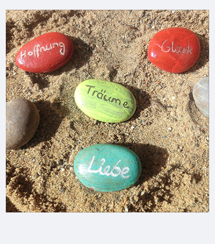 Gift ideas - self-engraved lucky stones